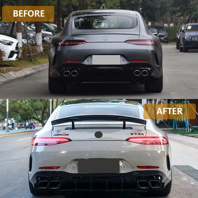 Autres pièces de carrosserie pour logo personnalisé accepté pare-chocs arrière de Mercedes W290 GT63 Benz AMG