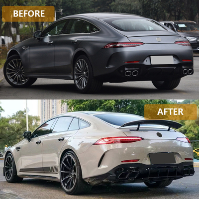 Logo personnalisé accepté AMG GT C190 W290-GT63 Modification du tube d'échappement pour Benz