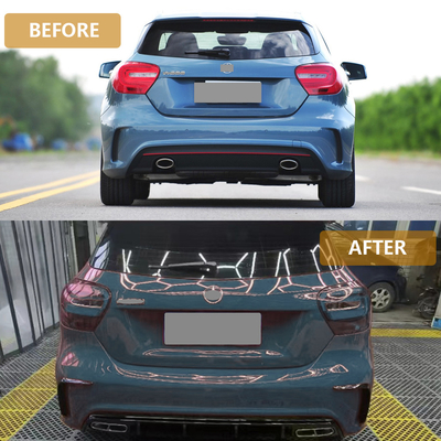 Pare-chocs arrière de style design de luxe Morden pour Benz A 13-18 W176-A45 AMG GT / GT S C190