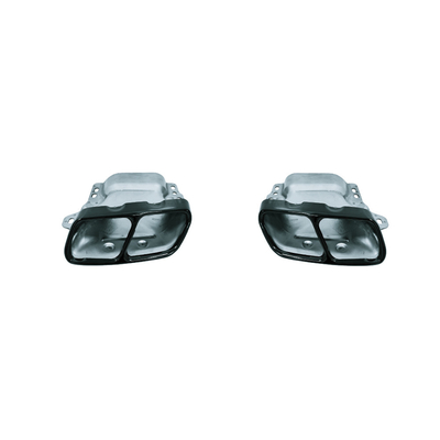 Mercedes-Benz CLA W117 2013-2019 four-out gorge de la queue Noir chrome tuyau d'échappement