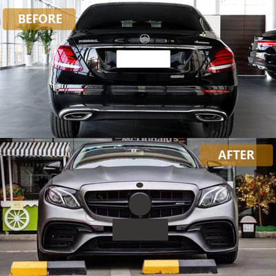Grille de voiture de luxe Morden pour Mercedes Benz Classe E W213 2016-2020 AMG Body Kit de mise à niveau