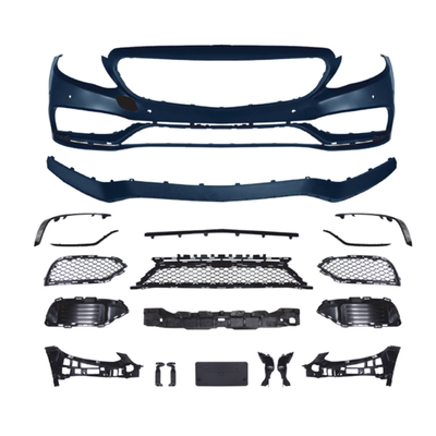 Grille de pare-chocs avant personnalisée C63 AMG Style pour Mercedes Benz Classe C W205 2015-2018
