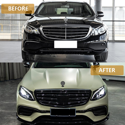 Légume avant pour Mercedes-Benz Classe E W213/C238-E63 2016-2020 Logo AMG personnalisé accepté