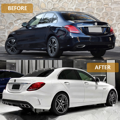 Accessoires automobiles Jupes latérales de voiture Benz C Modifié à C63 AMG Style 2015-2018 Body Kits