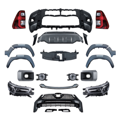 Auto Car avec un kit de carrosserie de type HILUX ROCCO 2021 dans le style de conception Business/Luxury