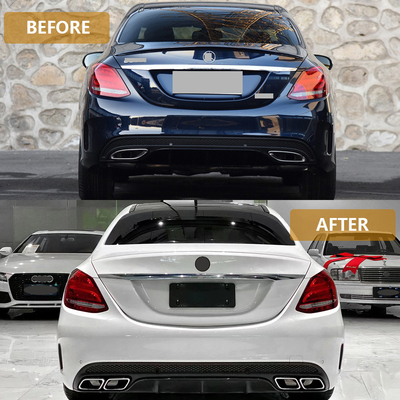 15-18 Mercedes-Benz classe C W205 Body Kit Morden Style de conception de luxe queue Gorge