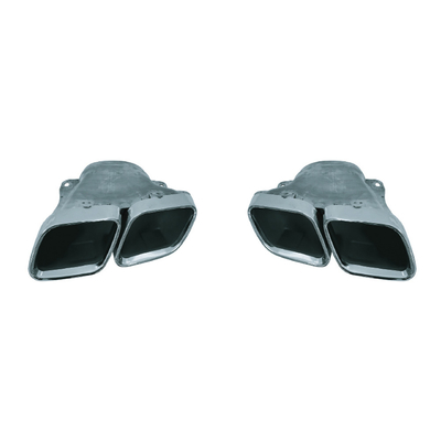 Pipe en acier inoxydable argentée ou noire pour BENZ E63 style W213 Autres pièces de carrosserie