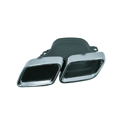 Points d'échappement en acier inoxydable poli C63 AMG Style pour 15-18 Mercedes-Benz C-Class W205