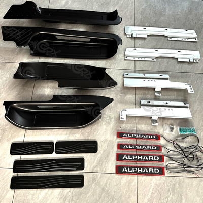 2024 Toyota Alphard seuil de porte en alliage d'aluminium avec processus d'oxydation et pédale