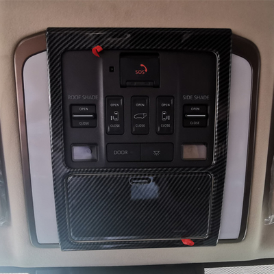 Toyota Tacoma 2024 2025 intérieur de voiture ABS fibre de carbone noir tête de lumière bouton de commutateur couverture Trim 1pcs