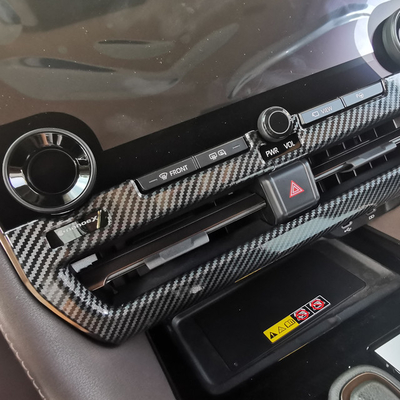 Toyota Alphard Vellfire 2024 Carbon Car AC Commutateur de climatisation Ajustez le revêtement décoratif