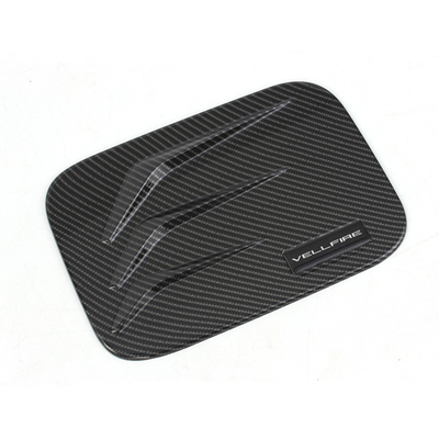 Autres accessoires automobiles Couverture de réservoir de carburant en fibre de carbone chrome pour Toyota Alphard 2024