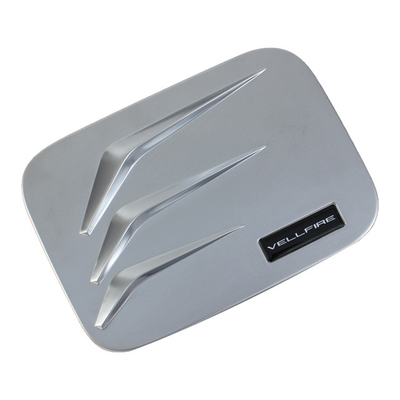 Autres accessoires automobiles Couverture de réservoir de carburant en fibre de carbone chrome pour Toyota Alphard 2024