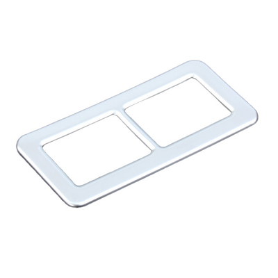 Décoration de cadre de bouton de réglage du siège de troisième rangée en acier inoxydable pour Toyota Alphard2024