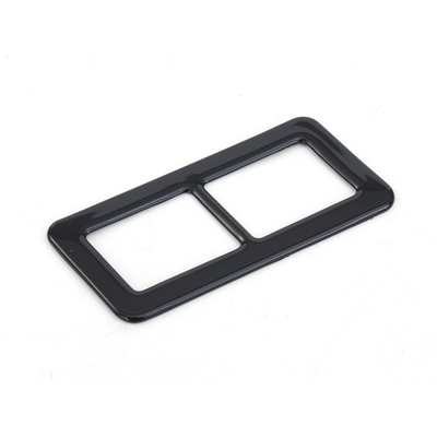 Décoration de cadre de bouton de réglage du siège de troisième rangée en acier inoxydable pour Toyota Alphard2024