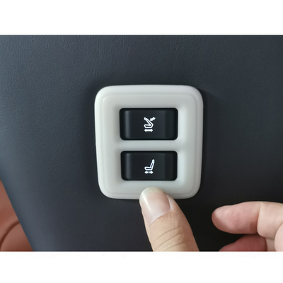 ABS accessoires de voiture deux rangées de sièges réglage de la mémoire commutateur panneau de couverture cadre Trim pour 2024