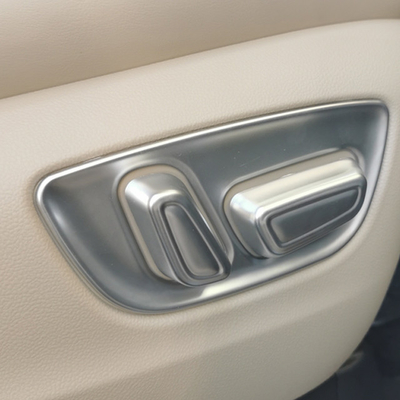 Couverture de commutateur de bouton de réglage de hauteur du siège auto nominal pour Toyota Alphard Vellfire 2024