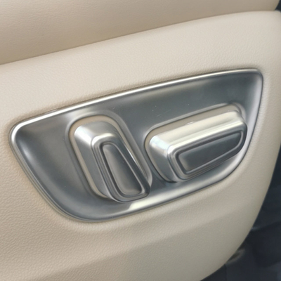 Styling intérieur en fibre de carbone pour Toyota Alphard Vellfire2024 Commutateur de réglage du siège