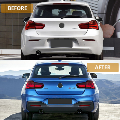 Logo personnalisé accepté Kit de voiture pour BMW Série 1 F20 15-18 MT Style Upgrade Kit de carrosserie arrière
