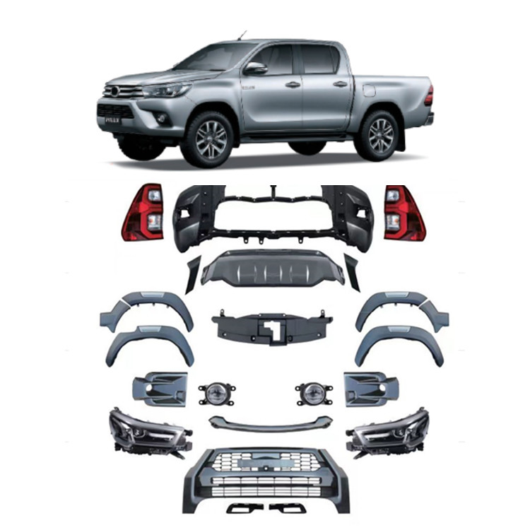 Le kit de carrosserie non destructeur 16 HILUX ROCCO GR Type à la série 2020 HILUX pour 2018- Toyota