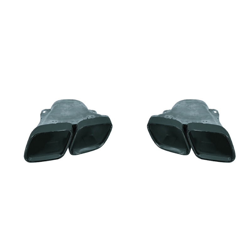 Pipe en acier inoxydable argentée ou noire pour BENZ E63 style W213 Autres pièces de carrosserie