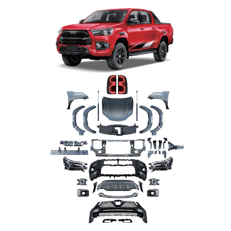 Kit de carrosserie de camionnette tout-terrain 100% testé pour Toyota Hilux 2012-2021