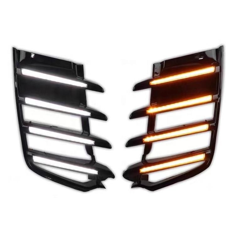 Couverture de la lampe à brouillard à LED ABS avancée pour Toyota Land Cruiser LC300 2022 2023
