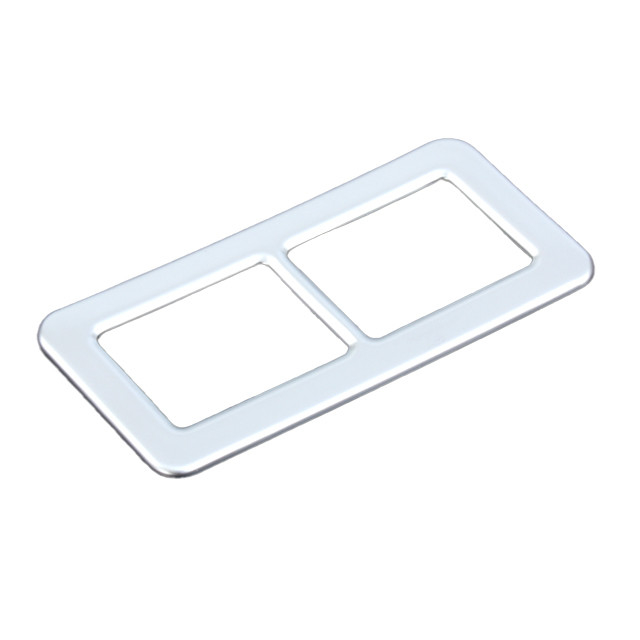 Décoration de cadre de bouton de réglage du siège de troisième rangée en acier inoxydable pour Toyota Alphard2024